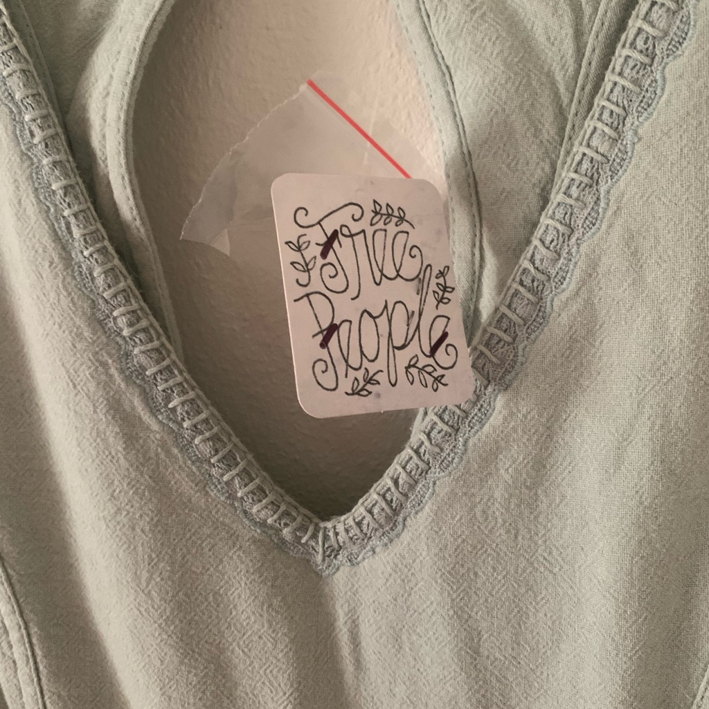 Adorable Free People Wide Leg Jumpsuit! Super Cute Keyhole Back!